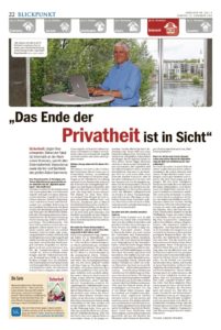 thumbnail of 2016_11_14 Das Ende der Privatheit ist in Sicht_Suedkurier Kreis Konstanz